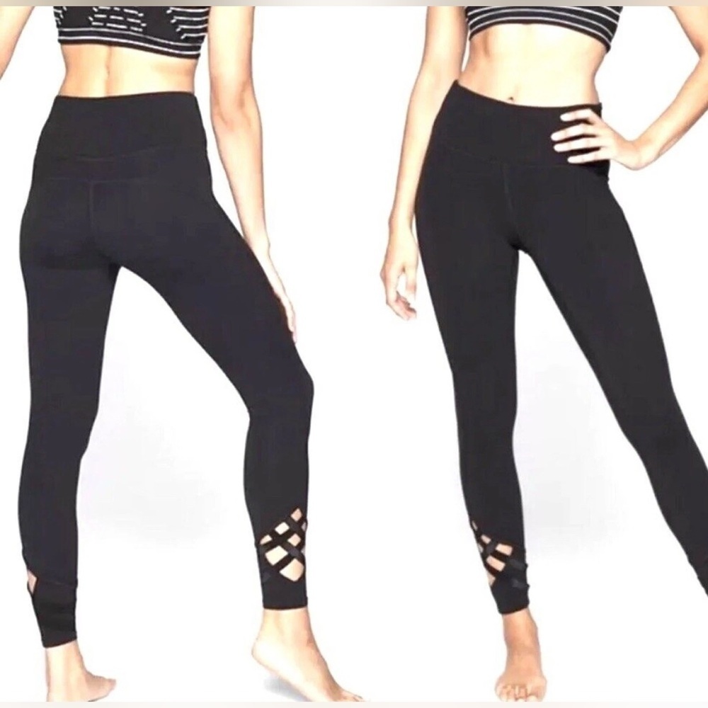 💥Active Life Womens Active Legging Elastic Criss Cross Detail Yoga Pant Sage M